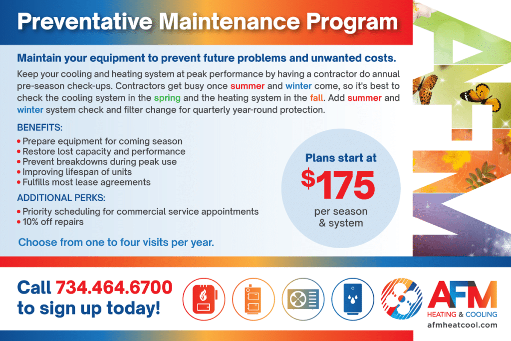 hvac-preventative-maintenance-program-livonia-mi-afm-heating-cooling