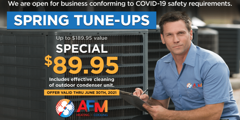Spring 2021 Special: Spring Tune-Up for $89.95
