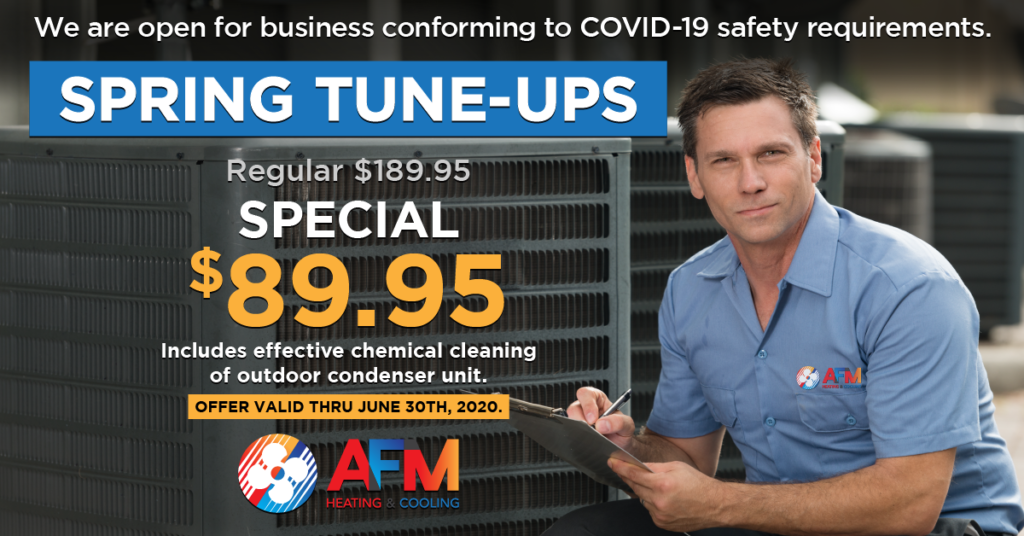 Spring Air Conditioner Tune-Ups Special - $100 Off